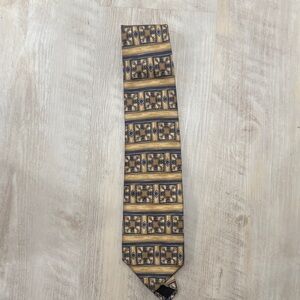 Vintage Bill Bass Blue Square Tie